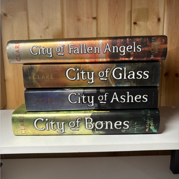 The Mortal Instruments Lot 4 Books 1-4 Cassandra Clare City Of Bones Ashes Glass - Picture 4 of 14